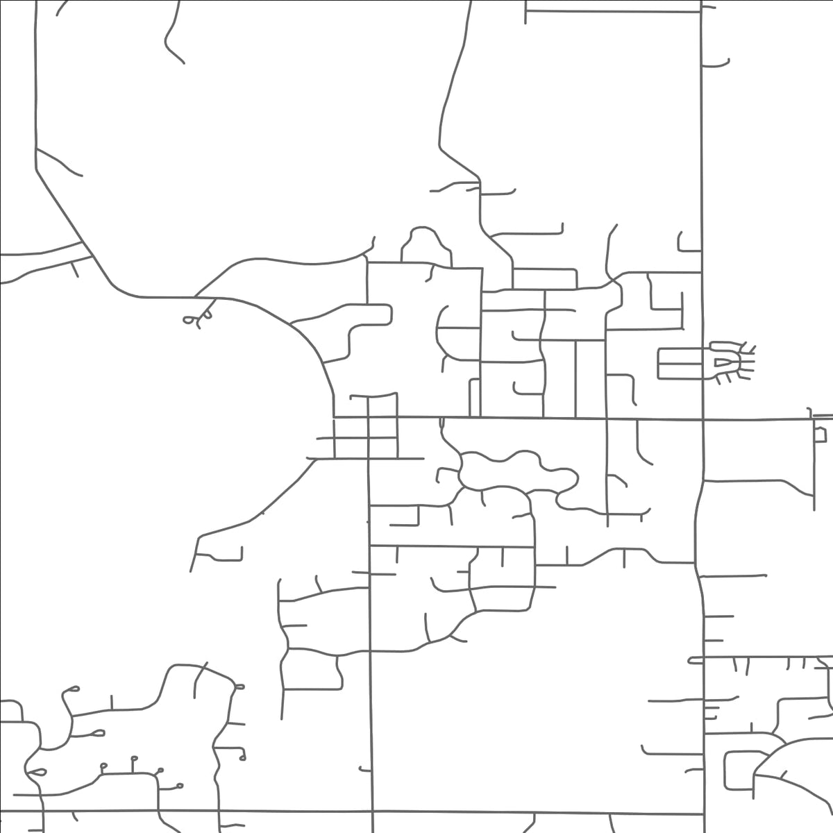 ROAD MAP OF CENTERVILLE, MINNESOTA BY MAPBAKES