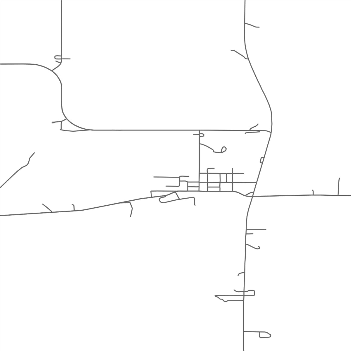 ROAD MAP OF CHANDLER, MINNESOTA BY MAPBAKES