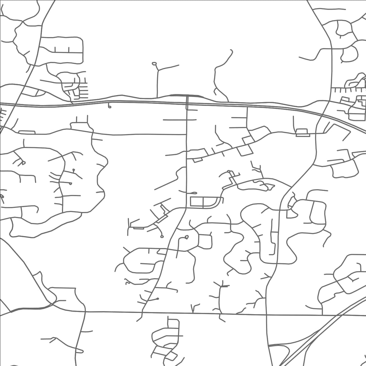 ROAD MAP OF CHANHASSEN, MINNESOTA BY MAPBAKES