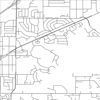ROAD MAP OF CIRCLE PINES, MINNESOTA BY MAPBAKES