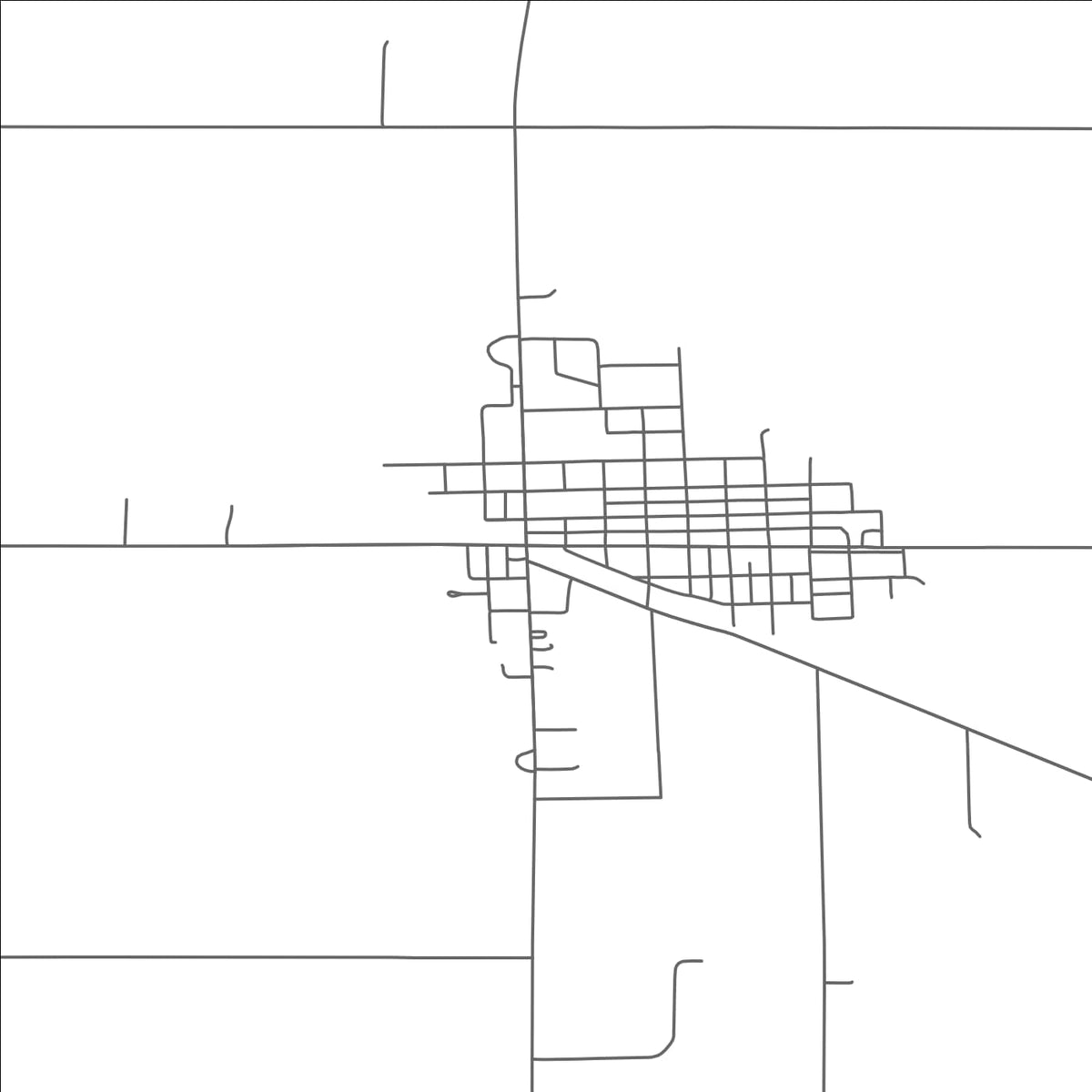 ROAD MAP OF CLARKFIELD, MINNESOTA BY MAPBAKES