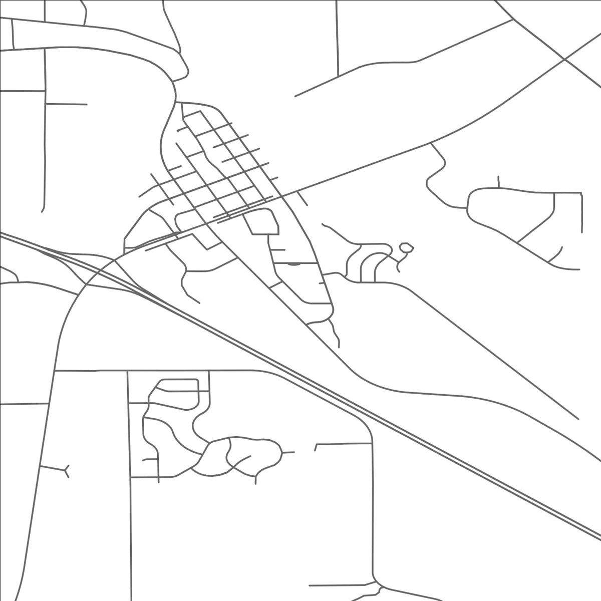 ROAD MAP OF CLEARWATER, MINNESOTA BY MAPBAKES