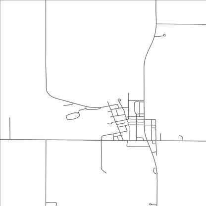 ROAD MAP OF CLINTON, MINNESOTA BY MAPBAKES