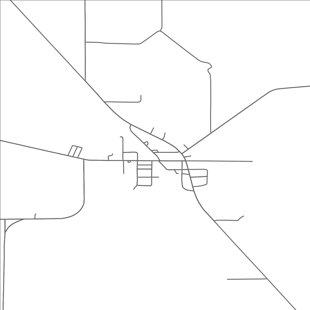 ROAD MAP OF CLONTARF, MINNESOTA BY MAPBAKES