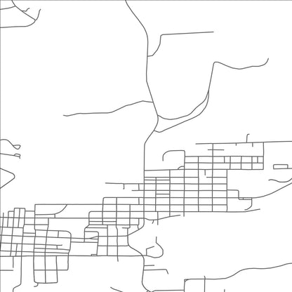 ROAD MAP OF CROSBY, MINNESOTA BY MAPBAKES