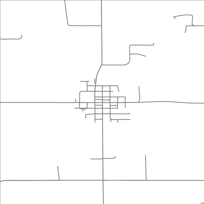 ROAD MAP OF CYRUS, MINNESOTA BY MAPBAKES