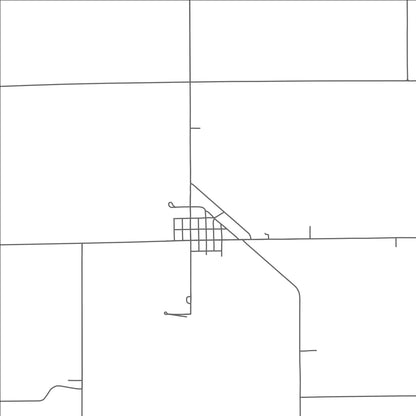 ROAD MAP OF DARFUR, MINNESOTA BY MAPBAKES