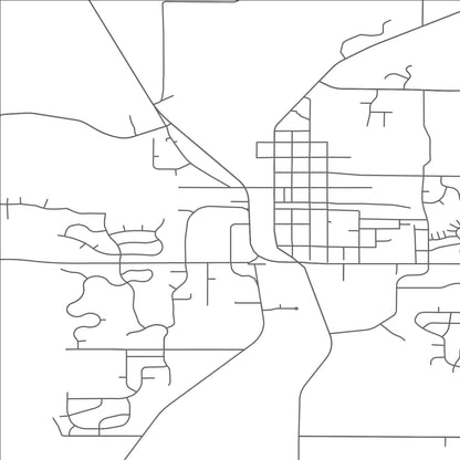 ROAD MAP OF DELANO, MINNESOTA BY MAPBAKES