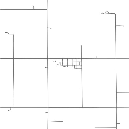 ROAD MAP OF DELHI, MINNESOTA BY MAPBAKES