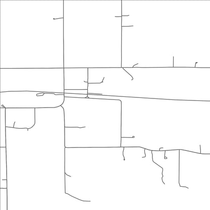 ROAD MAP OF DENHAM, MINNESOTA BY MAPBAKES