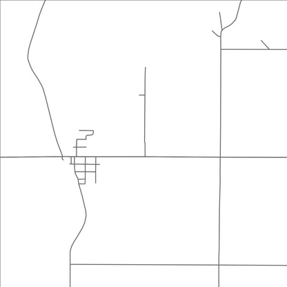 ROAD MAP OF DENNISON, MINNESOTA BY MAPBAKES