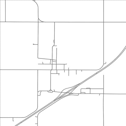 ROAD MAP OF DEXTER, MINNESOTA BY MAPBAKES