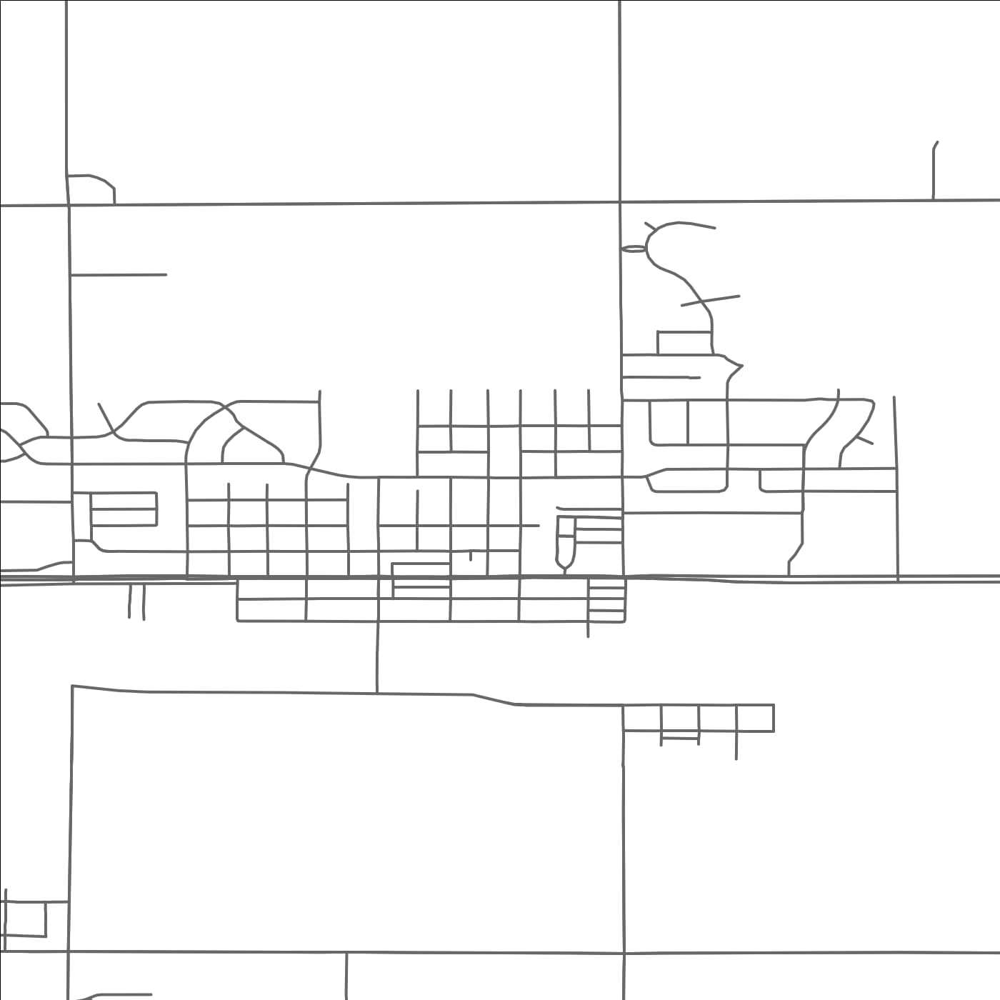 ROAD MAP OF DILWORTH, MINNESOTA BY MAPBAKES