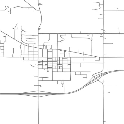 ROAD MAP OF DODGE CENTER, MINNESOTA BY MAPBAKES