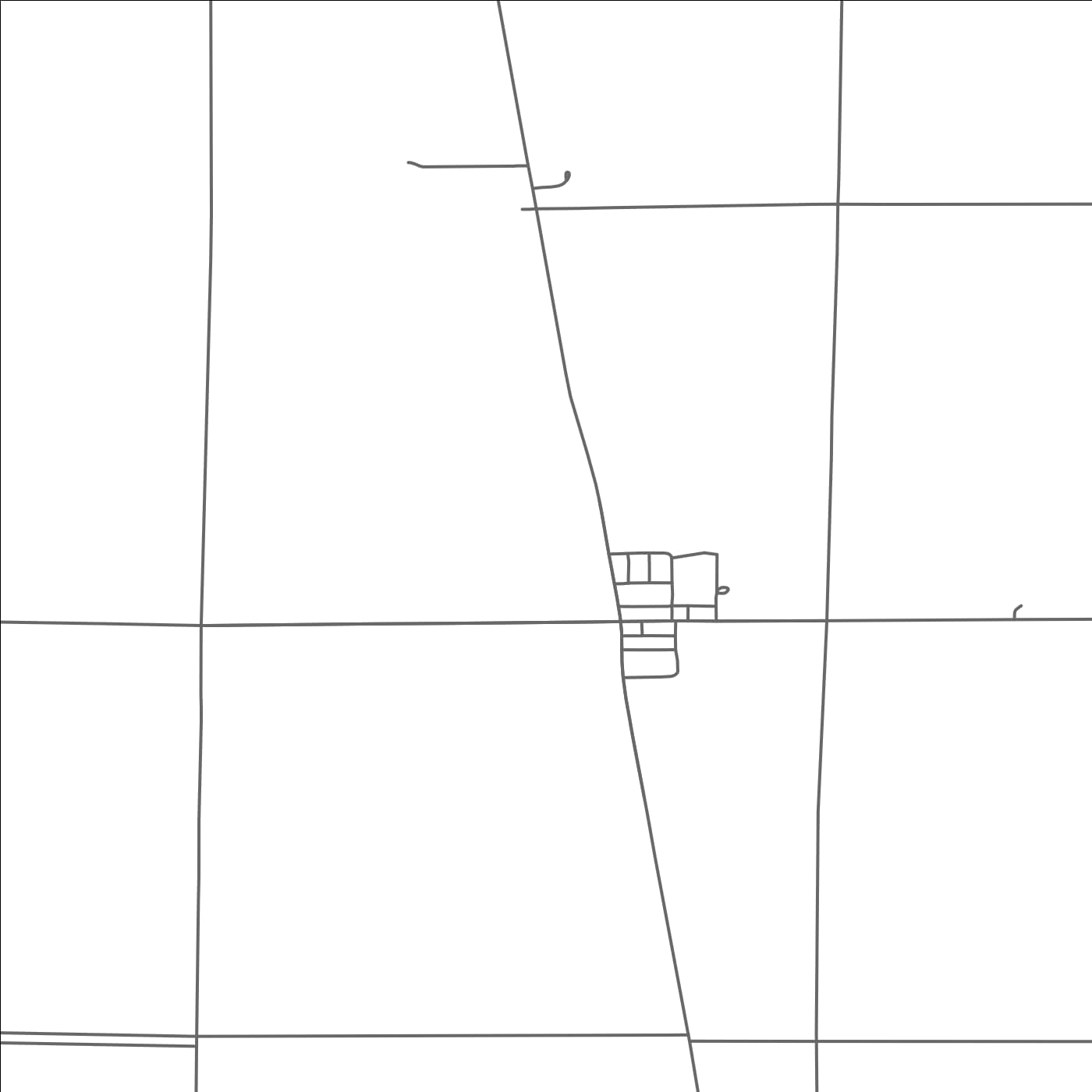 ROAD MAP OF DONALDSON, MINNESOTA BY MAPBAKES