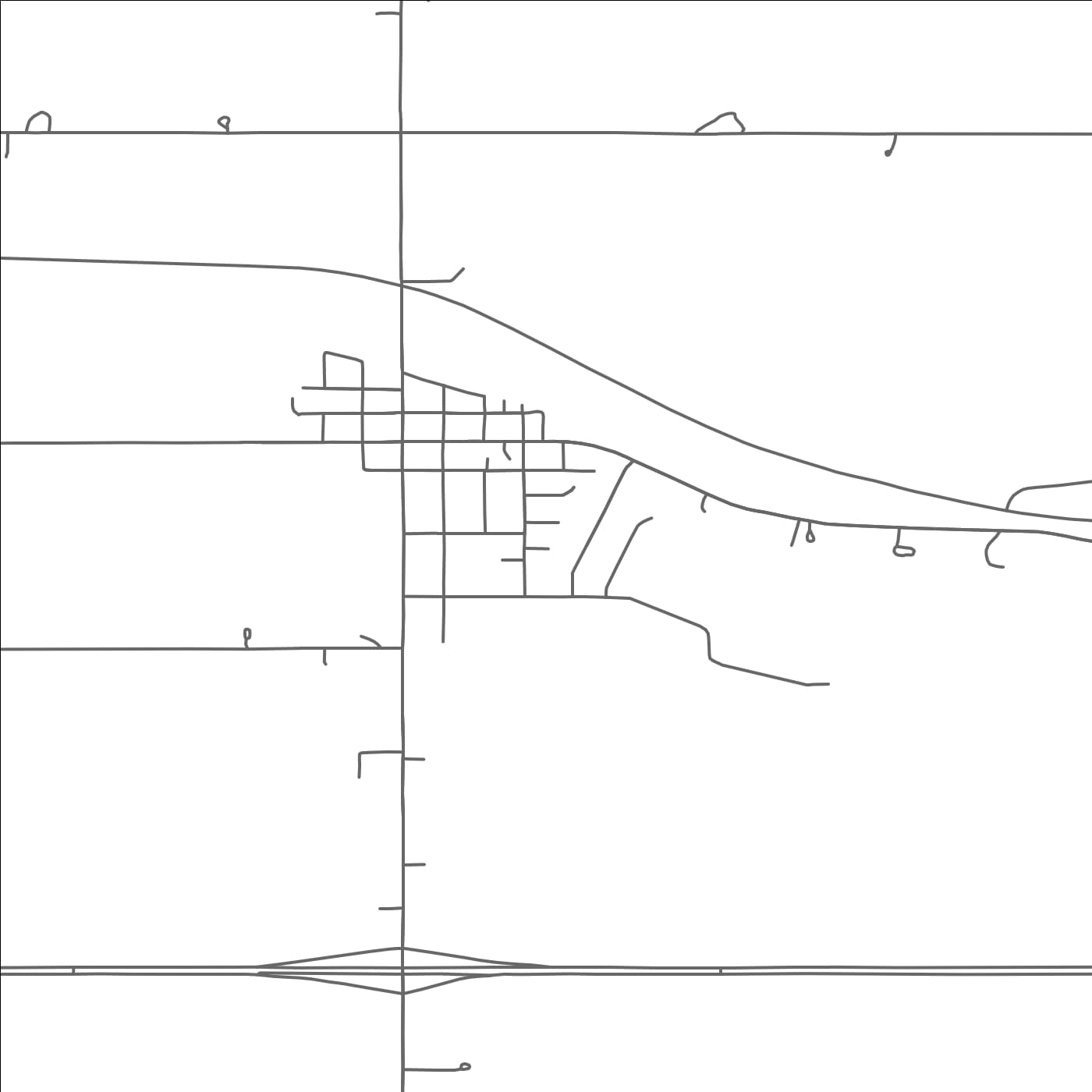 ROAD MAP OF DOVER, MINNESOTA BY MAPBAKES