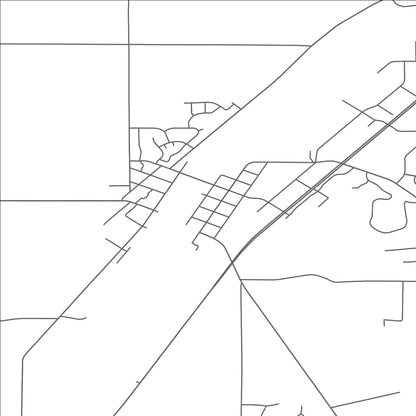 ROAD MAP OF DUNDAS, MINNESOTA BY MAPBAKES