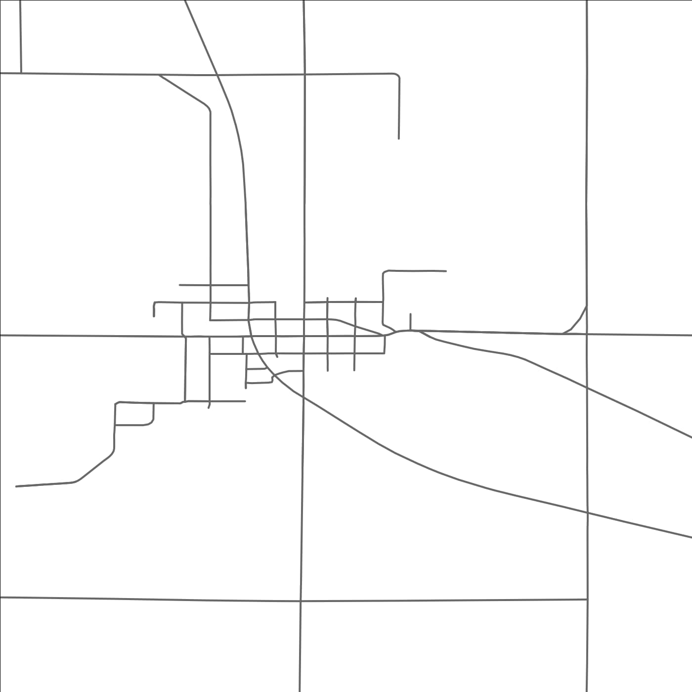 ROAD MAP OF EAGLE BEND, MINNESOTA BY MAPBAKES