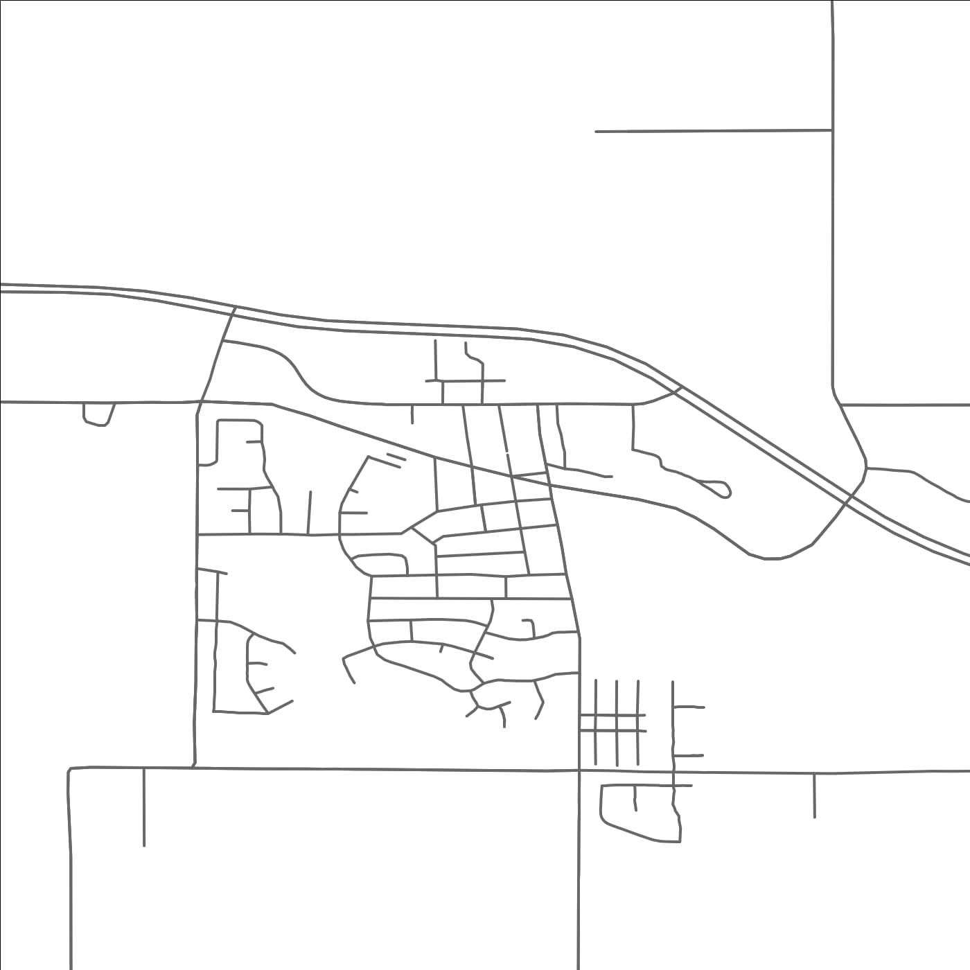 ROAD MAP OF EAGLE LAKE, MINNESOTA BY MAPBAKES