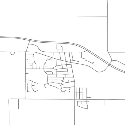 ROAD MAP OF EAGLE LAKE, MINNESOTA BY MAPBAKES