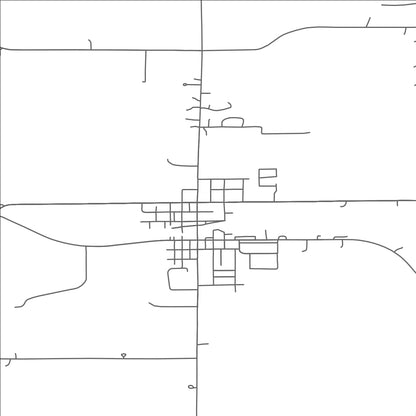 ROAD MAP OF EDEN VALLEY, MINNESOTA BY MAPBAKES