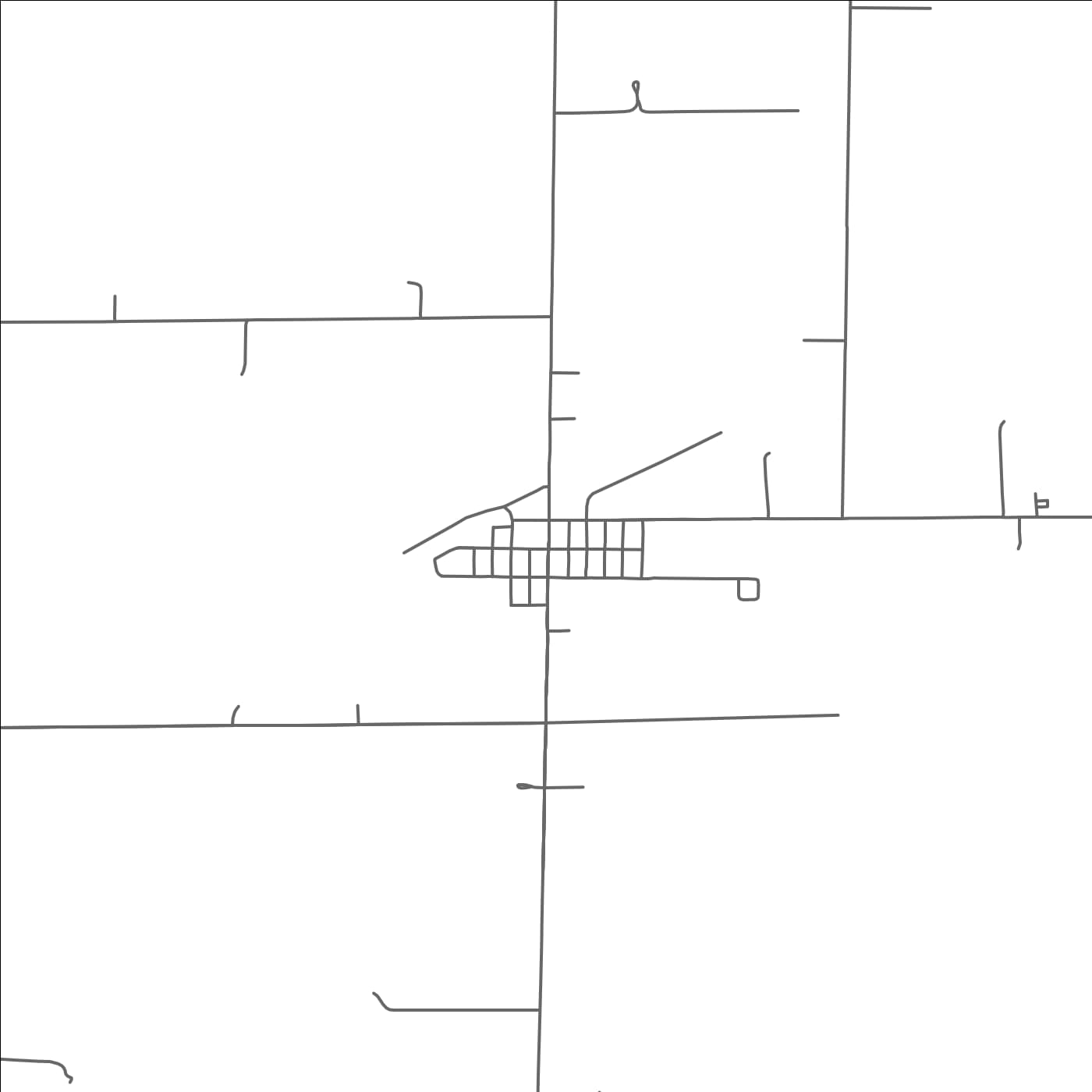 ROAD MAP OF ELROSA, MINNESOTA BY MAPBAKES