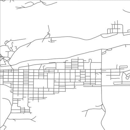 ROAD MAP OF ELY, MINNESOTA BY MAPBAKES