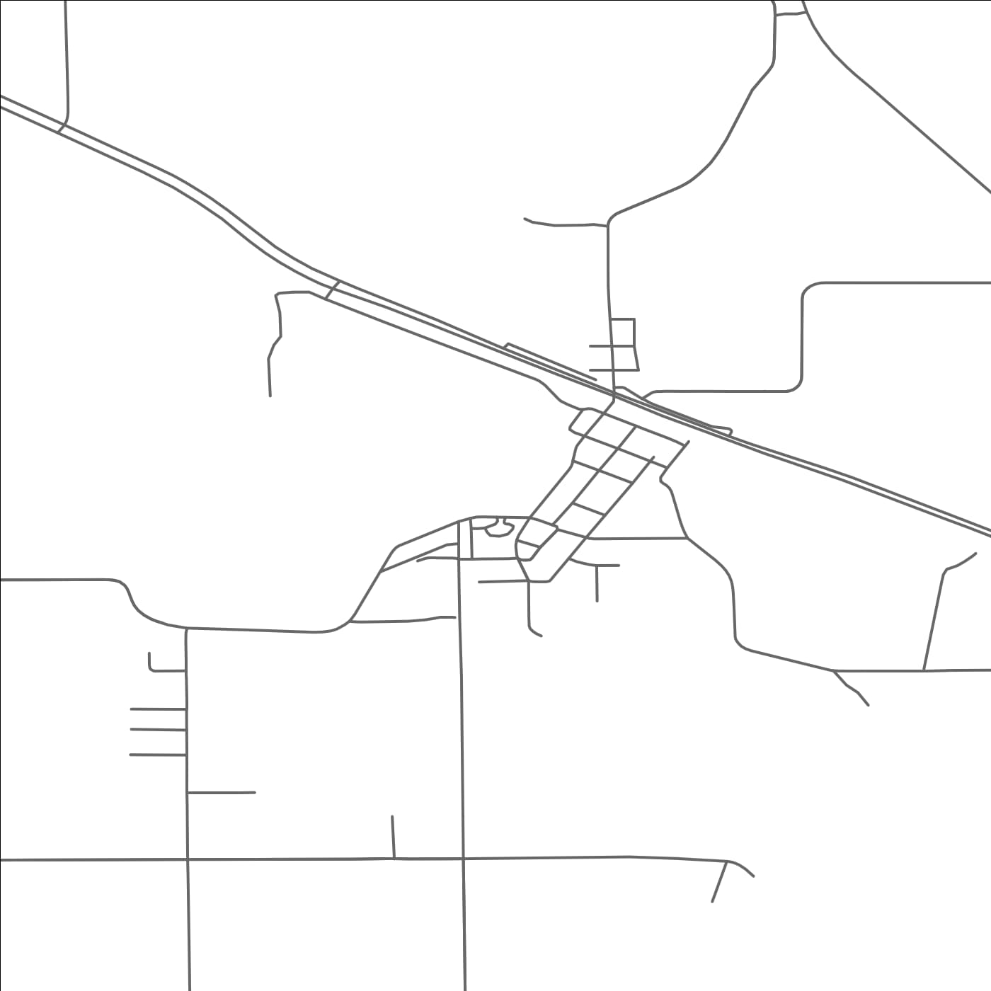 ROAD MAP OF ERSKINE, MINNESOTA BY MAPBAKES