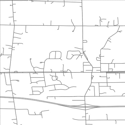 ROAD MAP OF ESKO, MINNESOTA BY MAPBAKES