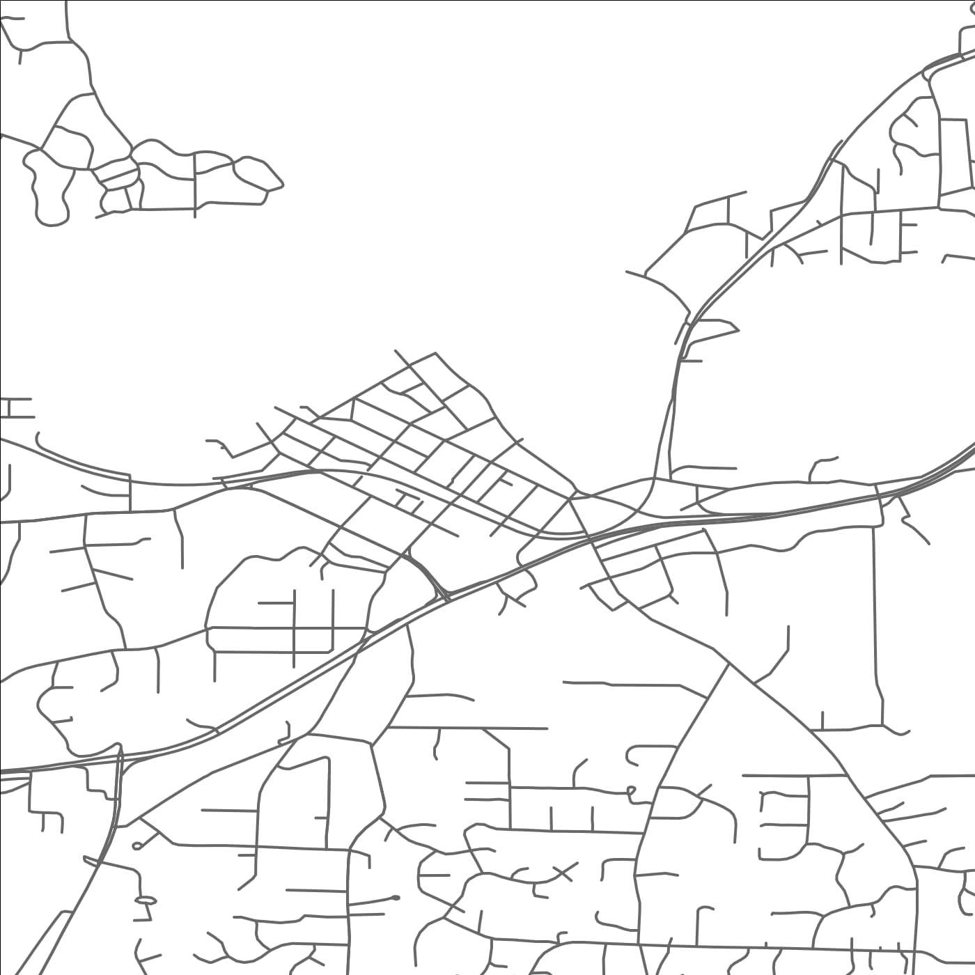 ROAD MAP OF EXCELSIOR, MINNESOTA BY MAPBAKES