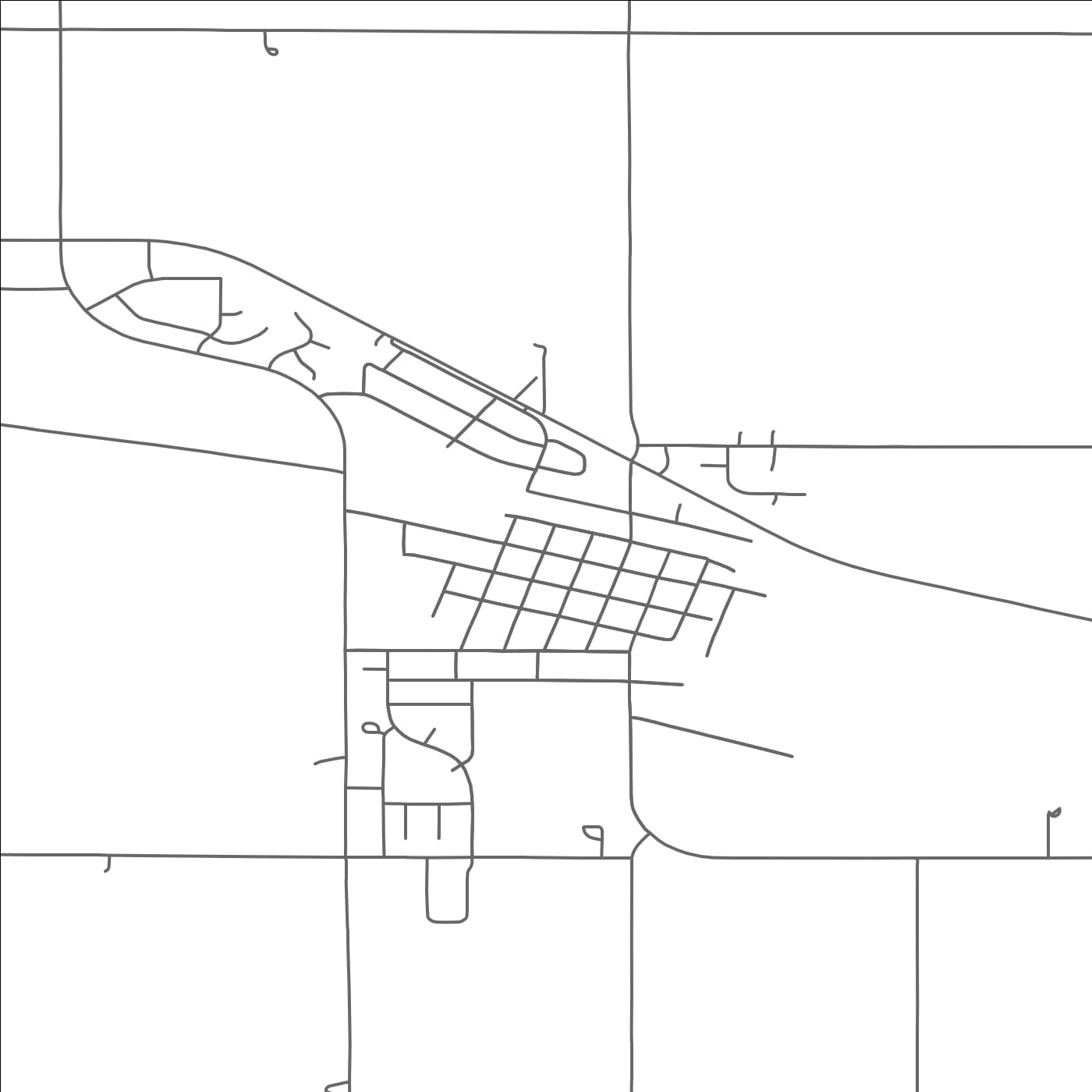 ROAD MAP OF EYOTA, MINNESOTA BY MAPBAKES