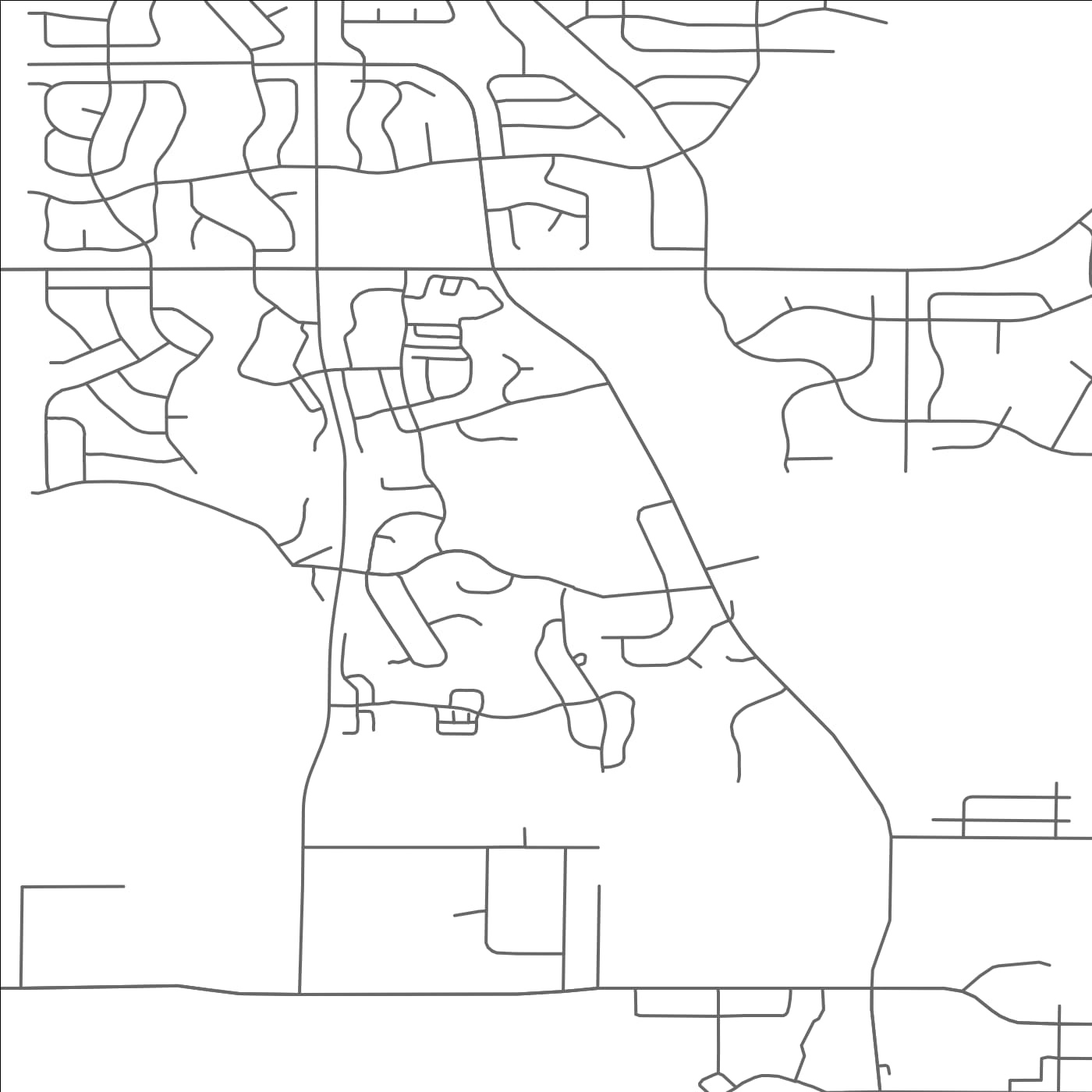 ROAD MAP OF FARMINGTON, MINNESOTA BY MAPBAKES