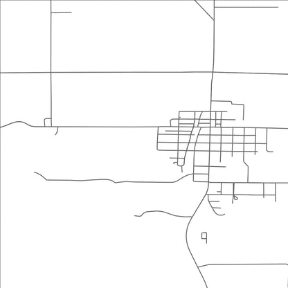 ROAD MAP OF FERTILE, MINNESOTA BY MAPBAKES