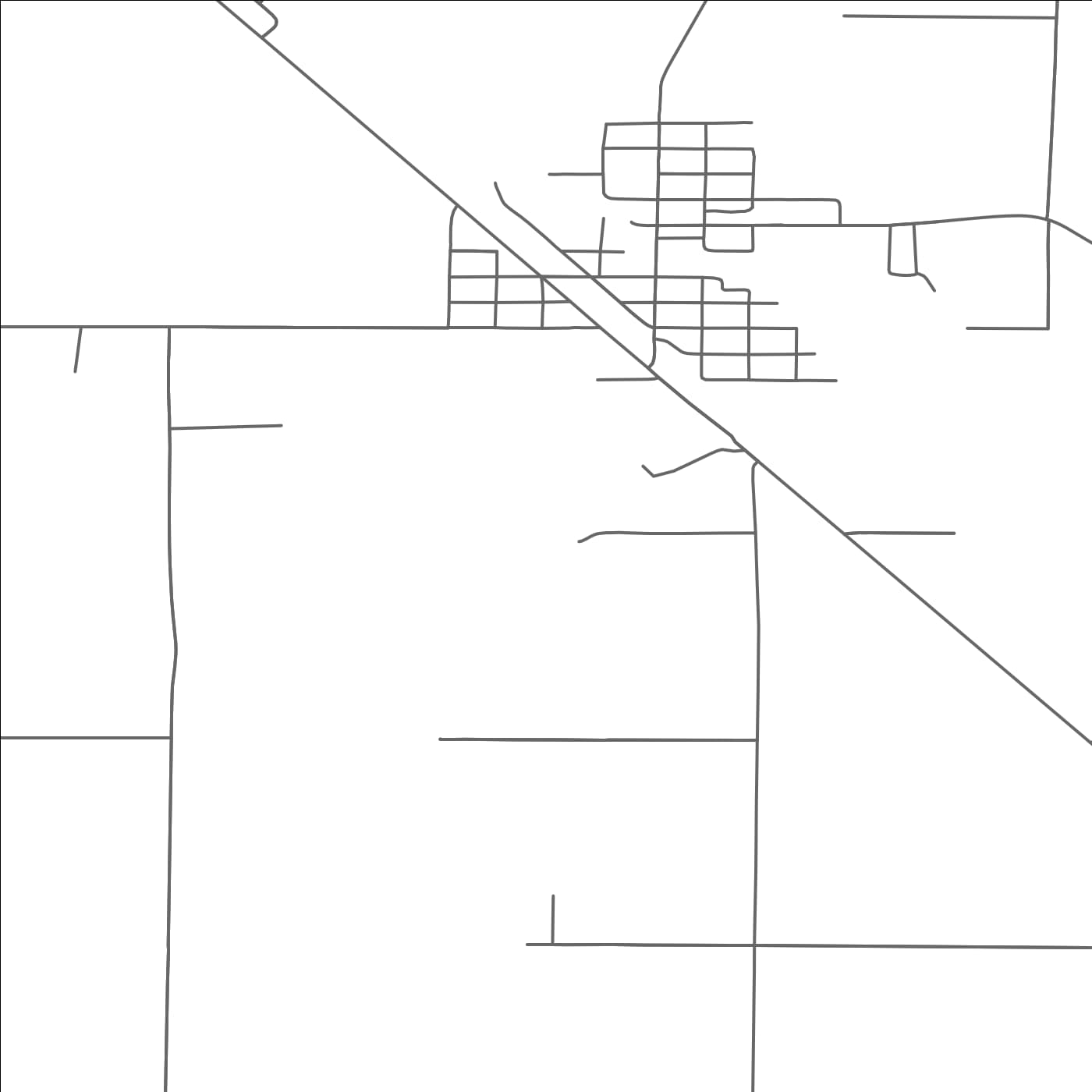 ROAD MAP OF FLOODWOOD, MINNESOTA BY MAPBAKES