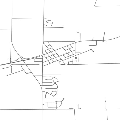 ROAD MAP OF FOLEY, MINNESOTA BY MAPBAKES