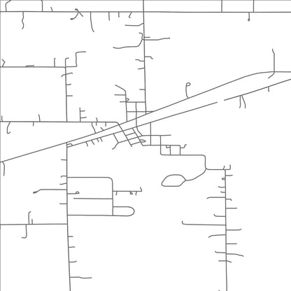 ROAD MAP OF FORESTON, MINNESOTA BY MAPBAKES