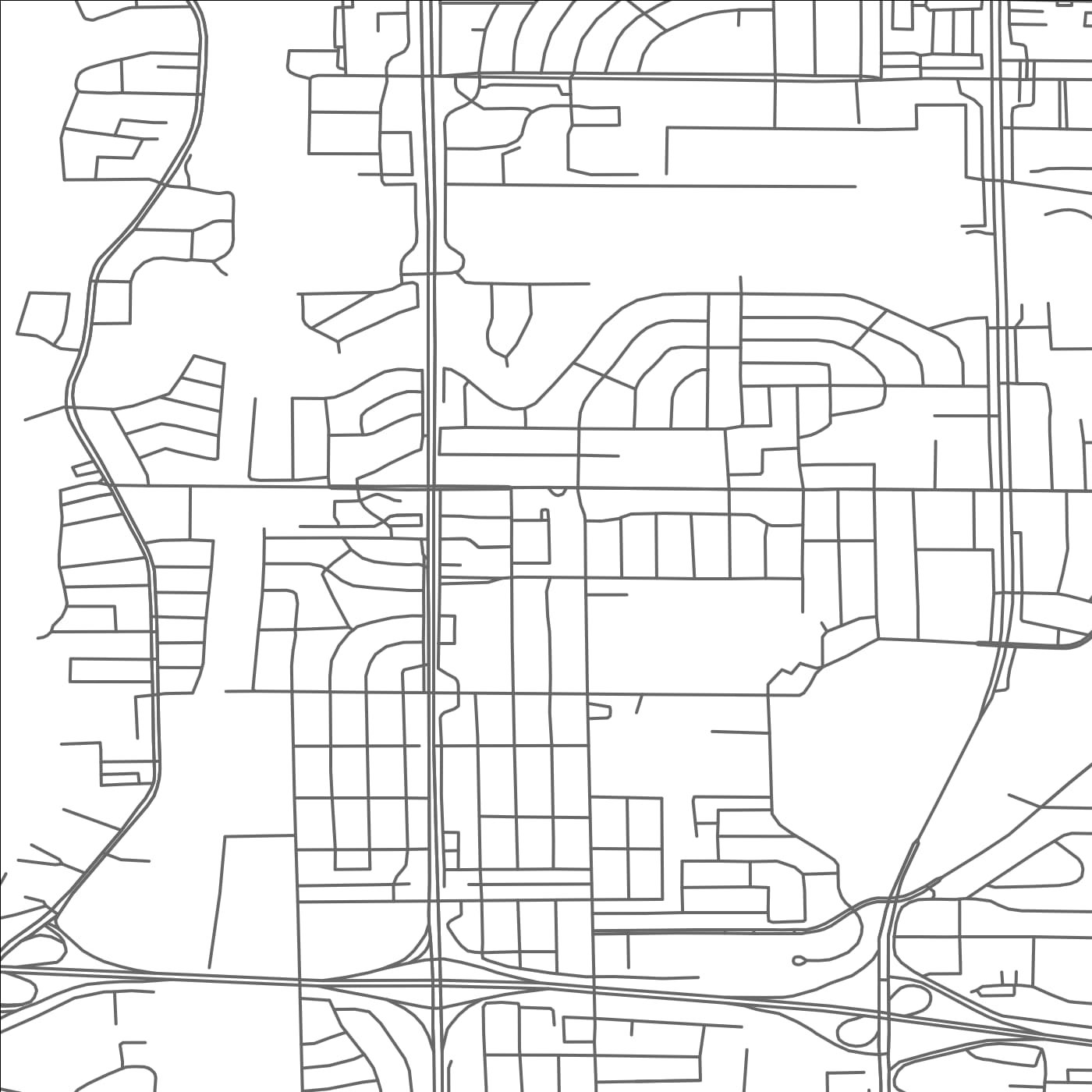 ROAD MAP OF FRIDLEY, MINNESOTA BY MAPBAKES