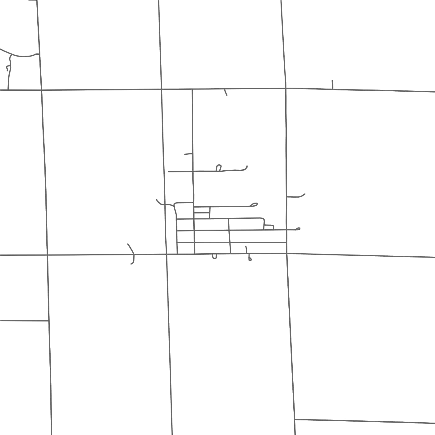 ROAD MAP OF GARY, MINNESOTA BY MAPBAKES