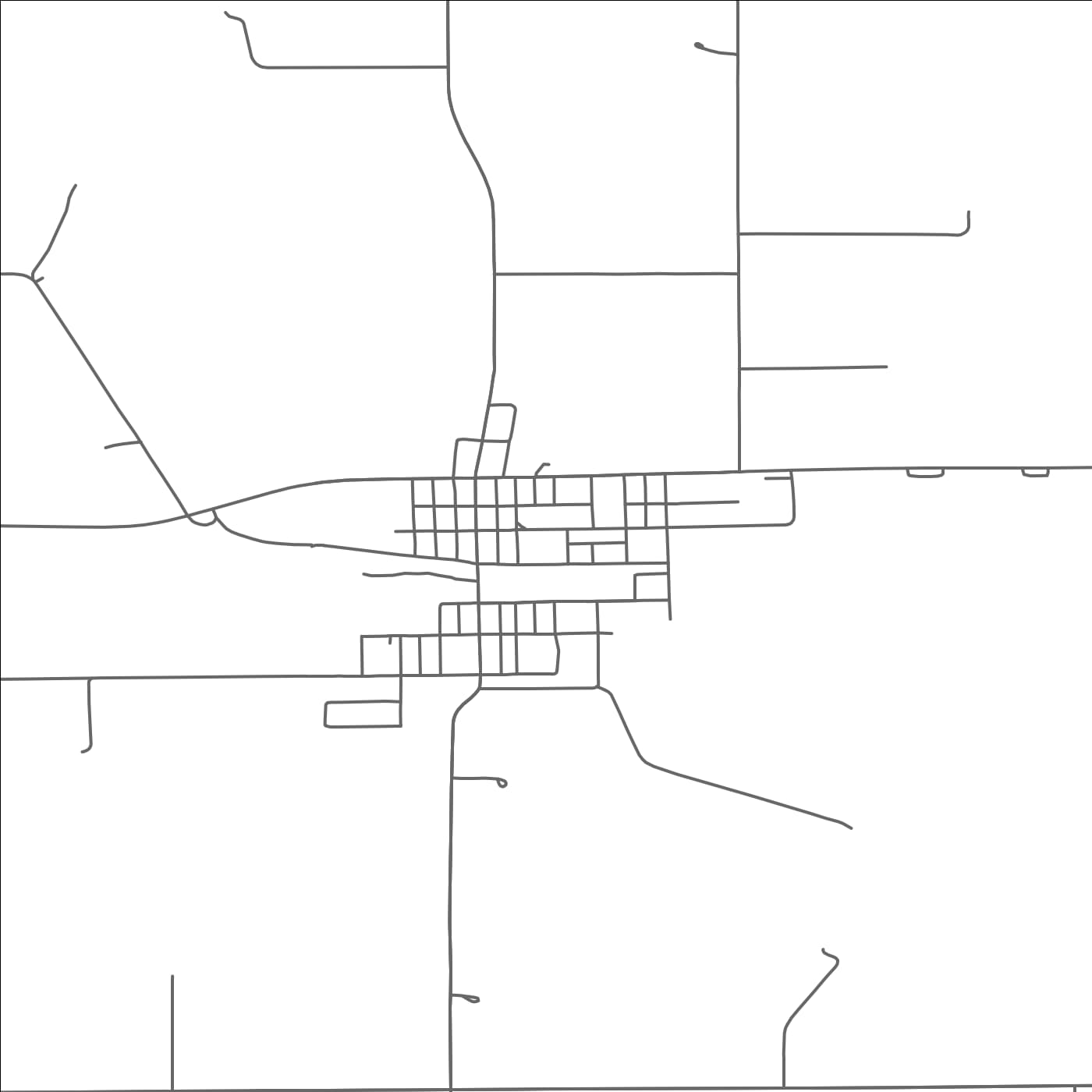 ROAD MAP OF GIBBON, MINNESOTA BY MAPBAKES