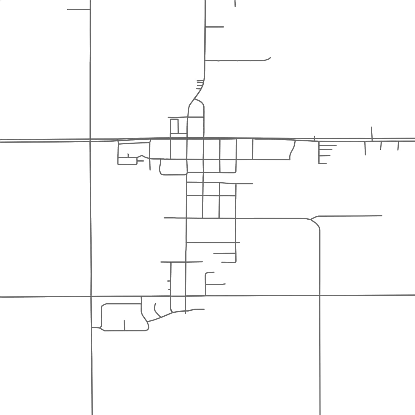 ROAD MAP OF GLYNDON, MINNESOTA BY MAPBAKES