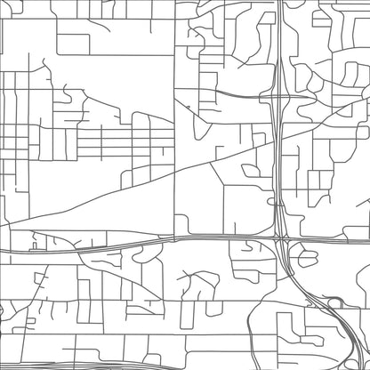 ROAD MAP OF GOLDEN VALLEY, MINNESOTA BY MAPBAKES