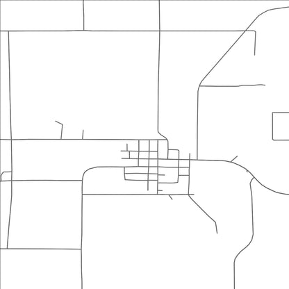 ROAD MAP OF GOOD THUNDER, MINNESOTA BY MAPBAKES