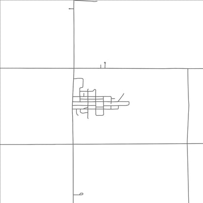 ROAD MAP OF GOODRIDGE, MINNESOTA BY MAPBAKES