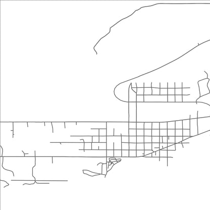 ROAD MAP OF GRAND MARAIS, MINNESOTA BY MAPBAKES