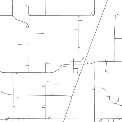 ROAD MAP OF GRASSTON, MINNESOTA BY MAPBAKES