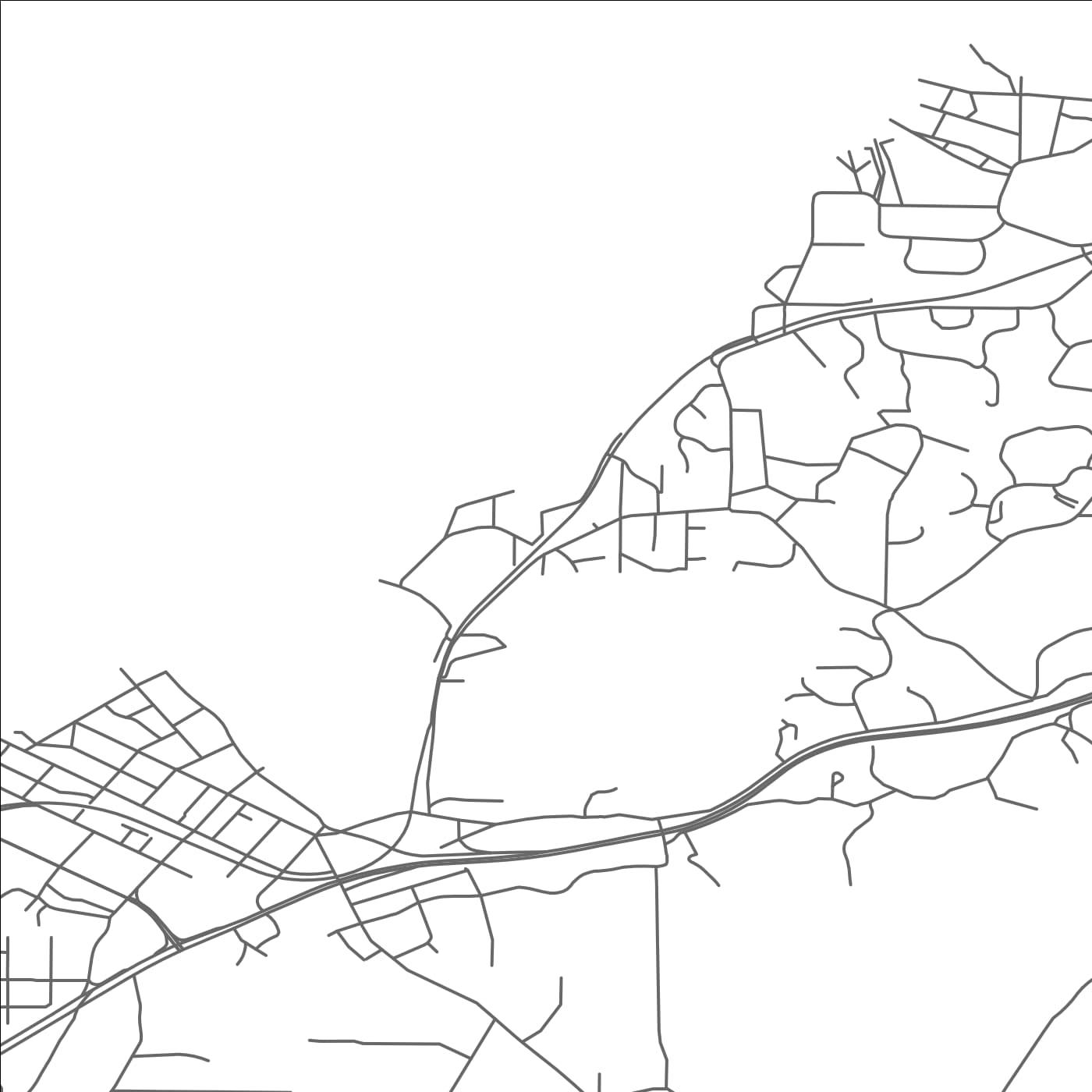 ROAD MAP OF GREENWOOD, MINNESOTA BY MAPBAKES