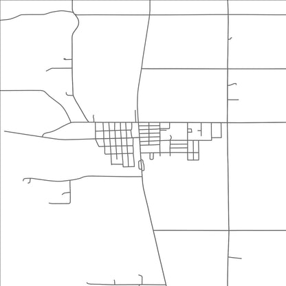 ROAD MAP OF HALSTAD, MINNESOTA BY MAPBAKES