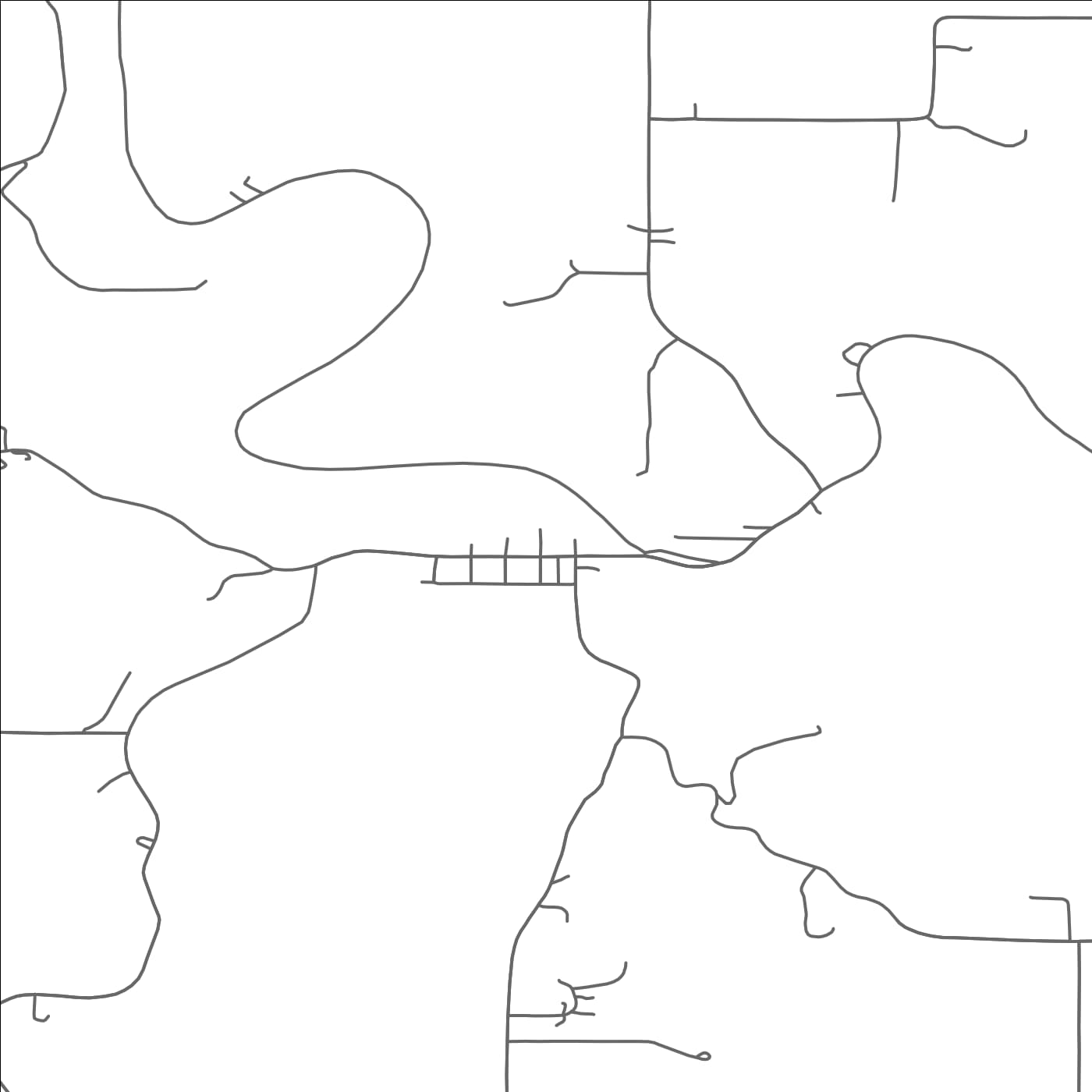 ROAD MAP OF HAMMOND, MINNESOTA BY MAPBAKES