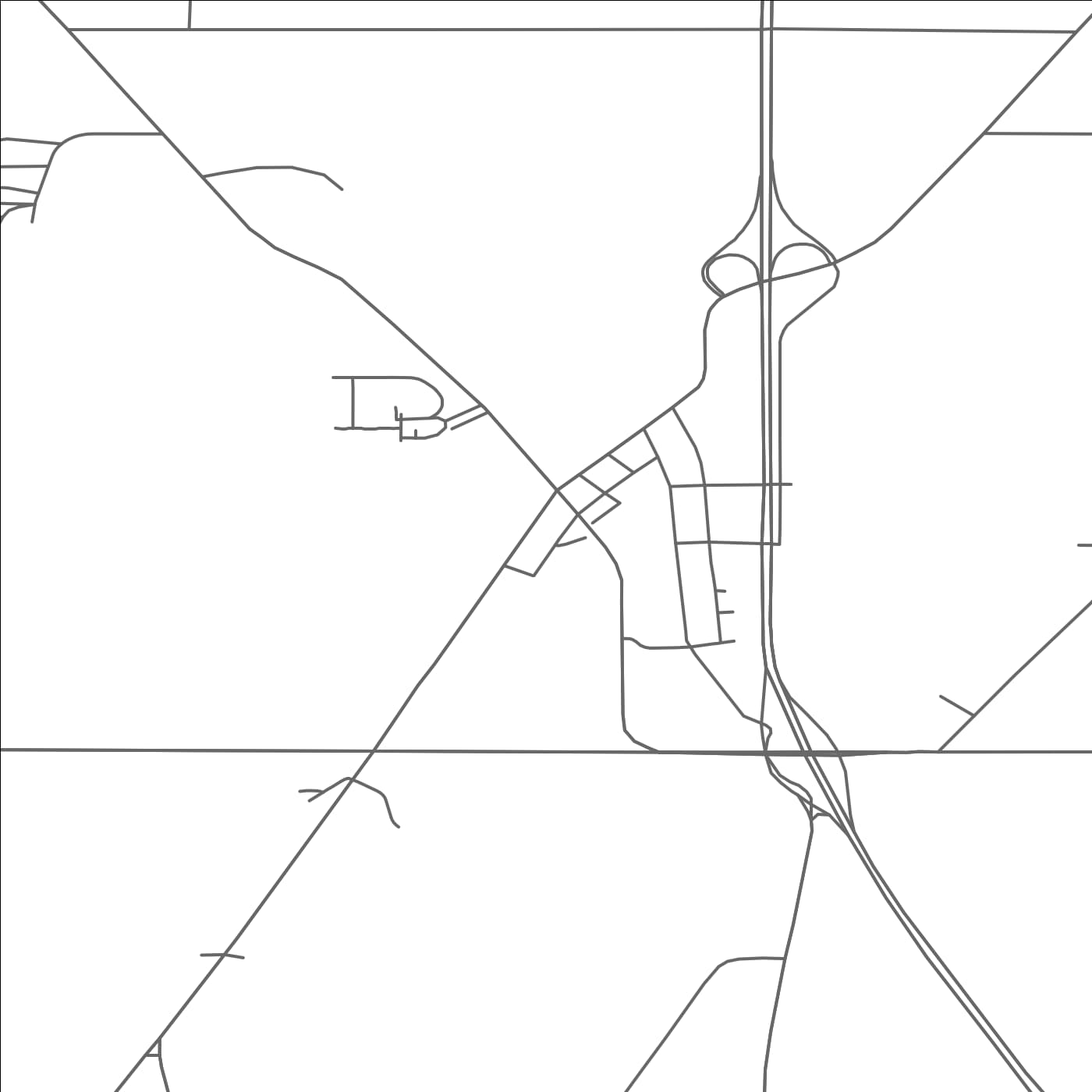 ROAD MAP OF HAMPTON, MINNESOTA BY MAPBAKES