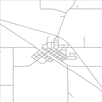 ROAD MAP OF HANCOCK, MINNESOTA BY MAPBAKES